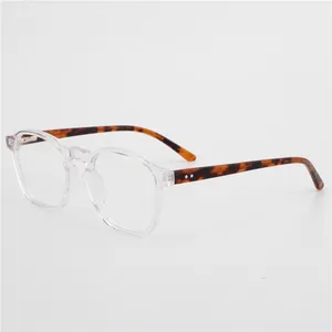 새로운 JS60032 봄 투명 컬러 풀 림 안경 도매