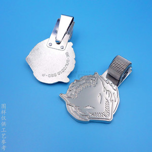 Metal Pen <b>Clip</b> 45mm <b>Spring</b> Loaded Stationery Accessory Cartoon Anime Ip Customization - Product Image 2