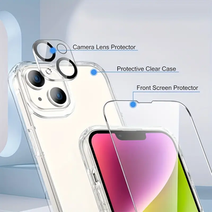 เคสใสบางเฉียบ TPU กันกระแทก กันน้ำ สำหรับ 16Pro Max พร้อมช่องใส่บัตร ปกป้องเลนส์กล้องและหน้าจอ - Product Image 3