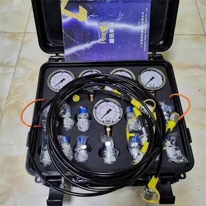 5 <b>Gauge</b> Hydraulic Pressure <b>Measurement</b> Kit for Construction Machinery Diagnostic <b>Tool</b> Hydraulic Pressure <b>Gauge</b> Set - Product Image 3