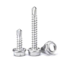 410 thép không gỉ bên ngoài hình lục giác khoan đuôi vít mái vít màu thép tự khai thác vít - Product Image 4