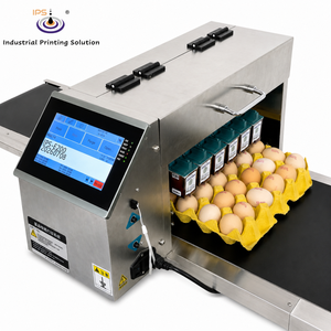 Imprimante jet d'encre automatique IPS-E200 pour le marquage de 18 000 œufs par heure avec codage de la <span class=keywords><strong>date</strong></span> pour les usines commerciales de transformation des œufs - Product Image 2