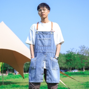 Tweavewin alta qualità Cross Back Jeans tessuto in pelle senza maniche grembiule per la pulizia del <span class=keywords><strong>salone</strong></span> pittura di cucina e attività per bambini - Product Image 5