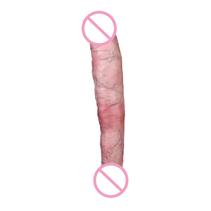 Produit Nouveauté Adulte pour Couples : Dildo Double en Silicone à Double Extrémité, Design Double Couche, Sensation Réaliste, Doux, Vente Chaude - Product Image 2