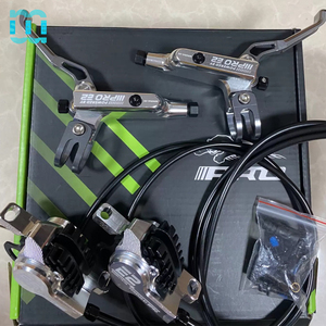 SeeMore MTB 液压盘式刹车组 2 个活塞 前刹车 800mm，后刹车 1550mm，带铝制杠杆，带卡钳陶瓷刹车片 - Product Image 1