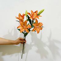 Feuchtigkeitsspendende Kleine Lilien, Künstliche Blumen, Heimtischdekoration, Schaufensterdekoration, Hochzeitsfotografie
