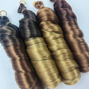 Curl Español de 12-30 pulgadas, Pelo Sintético Rizado Sedoso, Accesorio de Rizo de Pony, Trenzas de Ganchillo, Espiral, Rizo Francés, 150 g/Paquete - Product Image 1