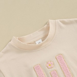 Ropa de verano Little Brother Sister Sudadera Traje Manga corta Baby Bubble Romper Body - Product Image 6