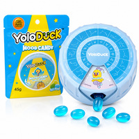 Yoloduck Bonbons à mâcher moelleux aromatisés aux jus de fruits assortis, Snack d'expression émotionnelle, Série YoloDuck Fun, Bonbons d'humeur