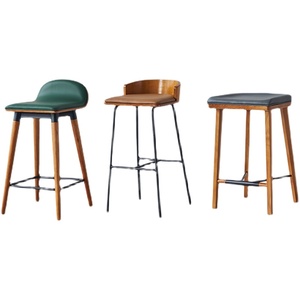 Chaises <span class=keywords><strong>Tabouret</strong></span> de Bar en Bois Massif avec Table Longue pour Restaurants <span class=keywords><strong>Tabouret</strong></span> De Comptoir Thonet En Bois - Product Image 6
