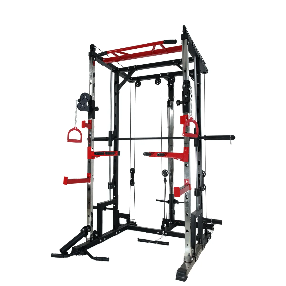 Multi-functional Indoor Fitness Smith Machine Squat Rack Power Rack