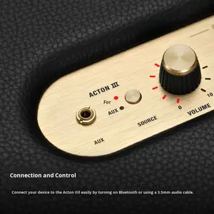 <span class=keywords><strong>Enceinte</strong></span> domestique <span class=keywords><strong>MARSHALL</strong></span> ACTON III avec caisson de basses à volume élevé et réglage des médiums-graves pour les fêtes, cadeau d'anniversaire - Product Image 4