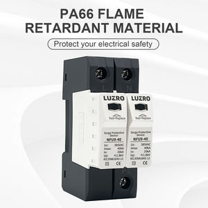 LUZRO NFU9-40 התקן הגנה מפני נחשולי מתח AC 2P 275V 385V 420V 20kA-40kA  לתעלת דין, הגנה מפני ברקים וסולארי - Product Image 4
