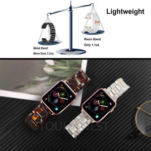 Nuovo cinturino colorato moda donna uomo plastica trasparente trasparente I cinturino cinturino in acrilico per Apple Watch Series 8 7 6 <span class=keywords><strong>5</strong></span> 4 - Product Image 6