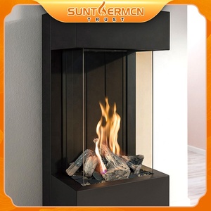 <span class=keywords><strong>Chimenea</strong></span> de gas de madera artificial Registros Chimeneas de gas sin ventilación <span class=keywords><strong>para</strong></span> decoración Registros de gas de cerámica - Product Image 6
