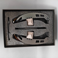 Palancas de Cambio Magnéticas de Fibra de Carbono para Audi B9 S4 S5 A4 A4L RS4 C8 A6 A6L A7 S6 S7 RS6 RS7