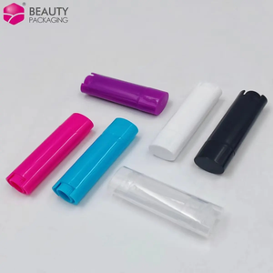 Tubos de bálsamo labial ovalados con tapas, desodorante de plástico, tubos de bálsamo labial, envases de plástico vacíos, 5ml - Product Image 4