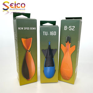 Selco vente en gros SGBB30 <span class=keywords><strong>carpe</strong></span> eau fusée pêche <span class=keywords><strong>Spomb</strong></span> deux tailles mangeoire matériel appât bombe pour lac et rivière - Product Image 5