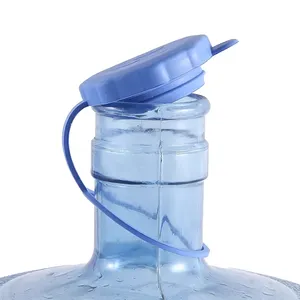 Tampa de silicone reutilizável para garrafa de água 20L, garrafa de 5 galões antiderrapante, balde de água