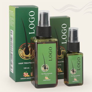 Spray Brume Épaississant au Gingembre pour la Croissance des Cheveux de Marque Privée 30ml 120ml Anti-Chute Non Gras Nourrissant Soin Capillaire Naturel - Product Image 1