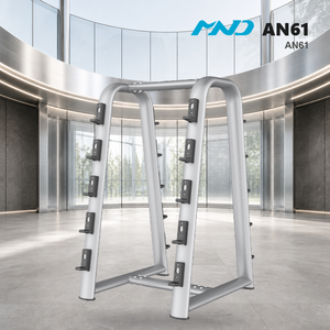 Rack para Barras de Pesas Profesional al por Mayor para 10 Unidades MND AN61, Equipo de Gimnasio para Club de Fitness <span class=keywords><strong>Santiago</strong></span>, Multiusuario - Product Image 1