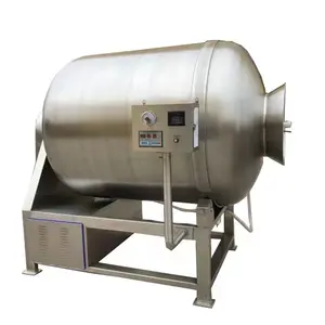 industry cooled chicken vacuum meat marinator marinating machine tumbler