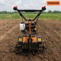 Motoculteur à transmission directe professionnel YKX, mini-motoculteur à essence pour la préparation du sol dans les fermes agricoles et les vergers