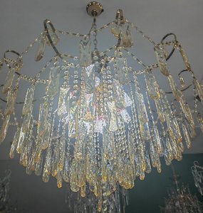 2025 <strong>Latest</strong> LED K9 Champagne Crystal Chandelier for <strong>Wedding</strong> Event <strong>Decoration</strong> and Restaurant, Hotel Lamp - Product Image 5