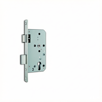 Serrure de porte de chambre pour usage domestique, ensemble de serrures universelles pour portes en bois d'intérieur, sans perçage, poignée de porte réglable