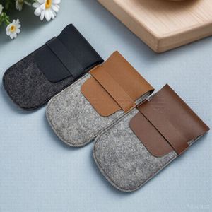 Felt <b>Watch</b> Protective <b>Case</b> Daily Mechanical <b>Watch</b> Scratch-proof Pouch for Cover <b>Watch</b> Storage Bag - Product Image 4