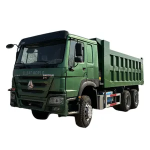 شاحنة HOWO مستعملة وجديدة من Sino بأبعاد 6x4 20 25 متر مكعب ذات 10 عجلات شاحنة بقلاب شاحنة تفريغ للبيع