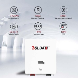 Batería de Litio <span class=keywords><strong>BSLBATT</strong></span> para Almacenamiento de Energía Solar, 48v 200ah 150ah 100ah 50ah, Lifepo4 con BMS - Product Image 4