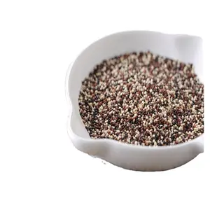 ที่มีคุณภาพดีที่มีโปรตีนสูงสีดำสีขาวสีแดงเมล็ด Quinoa ผสมกับไตรรงค์เมล็ด Quinoa