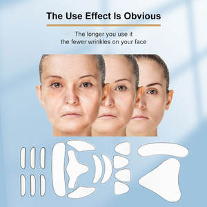 再利用可能なシリコン製しわ防止パッド（額、目、笑顔、胸、顔、首用）、胸、顔、目、首のしわ用シリコンパッチ - Product Image 4