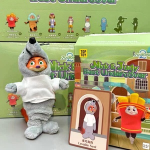 100% authentique original ToptoyZOOTOPIA 2 NICK & JUDY <span class=keywords><strong>Meilleure</strong></span> série Undercover Figurine PVC Boîte aveugle Échelle 1/6 6 boîtes/ensemble - Product Image 2