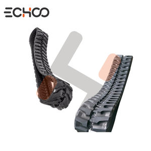 Cingoli in Gomma PC35MR-5 PC35MR-2 PC27 MR-3 per Mini Escavatore <span class=keywords><strong>Komatsu</strong></span>, Parti di Ricambio Aftermarket per Sottocarro, Distributore di Cingoli in Gomma - Product Image 2