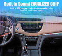 Écran tactile Android 10,25 pouces, GPS intégré, CarPlay sans fil, autoradio pour Cadillac XT5 XT6 2016-2023, garantie 1 an