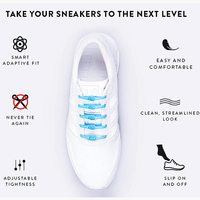 Lacets en silicone élastiques paresseux colorés sans cravate pour enfants lacets en silicone améliorés en caoutchouc pour baskets 12 pièces/ensemble
