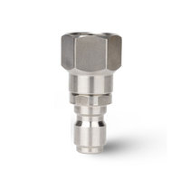 Connecteur anti-enroulement rotatif en acier inoxydable Adaptateur de nettoyeur haute pression 3/8 Connexion rapide au kit M22