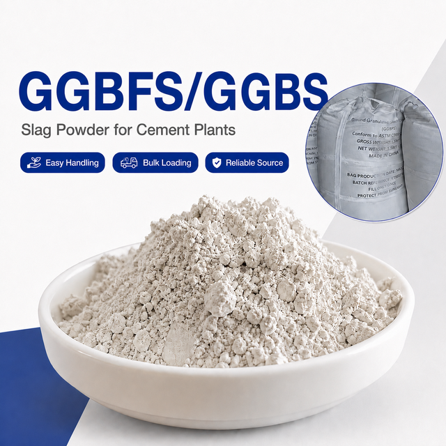 Ground Granulated Blast Furnace Slag GGBFS/GGBS Raw Material for Blended Cement