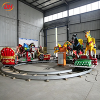 Manège Cheval Sauteur pour Enfants, Robuste, Vente Directe Usine, Idéal pour Événements Festifs en Extérieur