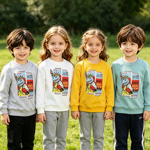Felpa per bambini in cotone stampa cartoni animati top <span class=keywords><strong>felpe</strong></span> per bambini - Product Image 1