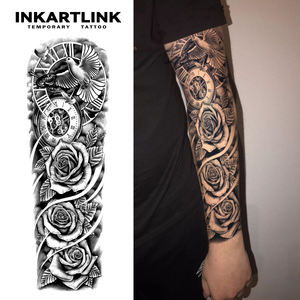 <span class=keywords><strong>Tatuajes</strong></span> Temporales <span class=keywords><strong>de</strong></span> <span class=keywords><strong>Manga</strong></span> <span class=keywords><strong>Completa</strong></span> para Hombre, Impermeables, <span class=keywords><strong>de</strong></span> Gran Tamaño, <span class=keywords><strong>de</strong></span> Larga Duración, con Diseños <span class=keywords><strong>de</strong></span> Paloma, León, Lobo y Nishikigoi - Product Image 4