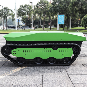 Điều khiển từ xa cầu thang leo <span class=keywords><strong>Robot</strong></span> tốc độ cao ugv <span class=keywords><strong>Crawler</strong></span> Chassis lớn theo dõi Chassis cao su theo dõi <span class=keywords><strong>Crawler</strong></span> nền tảng - Product Image 6
