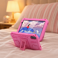 Çok Satan Boxchip D11 10.1" Çocuklar İçin Android 15 Tablet 3GB+32GB Allwinner A333 5 Çekirdekli WiFi Tablet Silikon Koruyucu Kılıflı