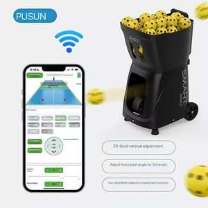 Appareil d'entraînement de raquette de pickleball automatique de haut niveau Pusun PP-Smart Pro, vitesse de balle de 20 à 120 km/h, fréquence de 1,8 à 8 s, autonomie de la batterie de <span class=keywords><strong>4</strong></span> à 6 h - Product Image 5
