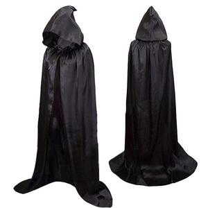 Cape à capuche pointue de vampire ou de guerrier médiéval pour Halloween, carnaval, costume complet pour hommes, femmes et garçons - Product Image 5