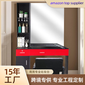Ningbo Hongzi Dressing Table 6 Lighted Mirror Commercial <b>Makeup</b> <b>Vanity</b> - Product Image 4