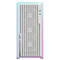 Boîtier d'ordinateur Ruix Full Tower, nouveau design, panneau ARGB, bande lumineuse gaming, façade ATX, verre trempé, alliage d'aluminium, en stock