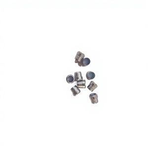 Embout spécial usiné en acier inoxydable de haute qualité, plaqué zinc, avec perçage pour raccords - Product Image 1
